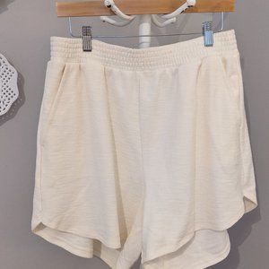 Cream colored shorts